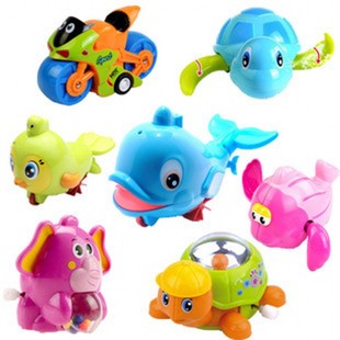寵物小發條戲水洗澡玩具 上鏈地攤淘寶玩具