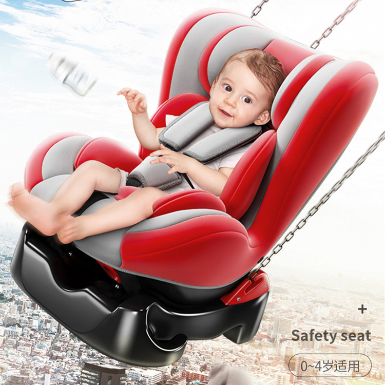 Child Safety Car Seat Cushion Baby Car 0-4-12 Years Old Can Sit and Lie down Two-Way Installation Wholesale