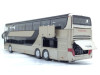 Warrior, metal double-layer bus, toy with light music, transport