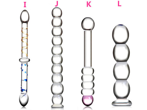 Manufacturer's self-produced and self-sold glass dildo for women, men's masturbation appliances, adult supplies, anal plugs, adult sex toys