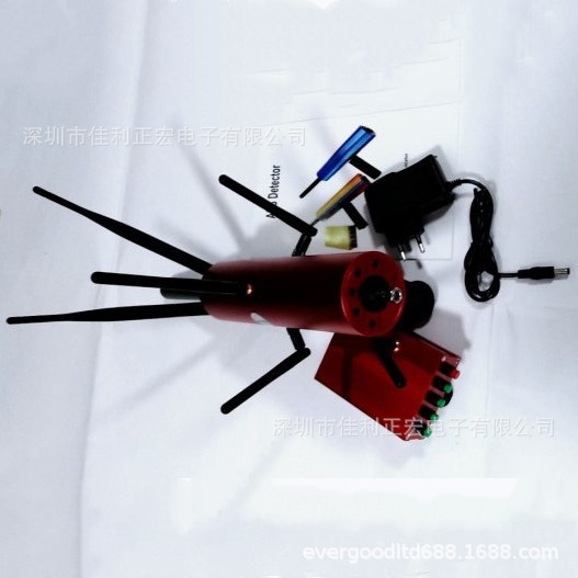 2019速卖通多天线AKS红色远程地下金属探测器 黄金探测仪