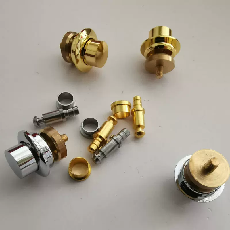 A0033铜质按钮扣锁 雪茄盒手表盒工艺礼品盒锁 铜车件五金箱包锁