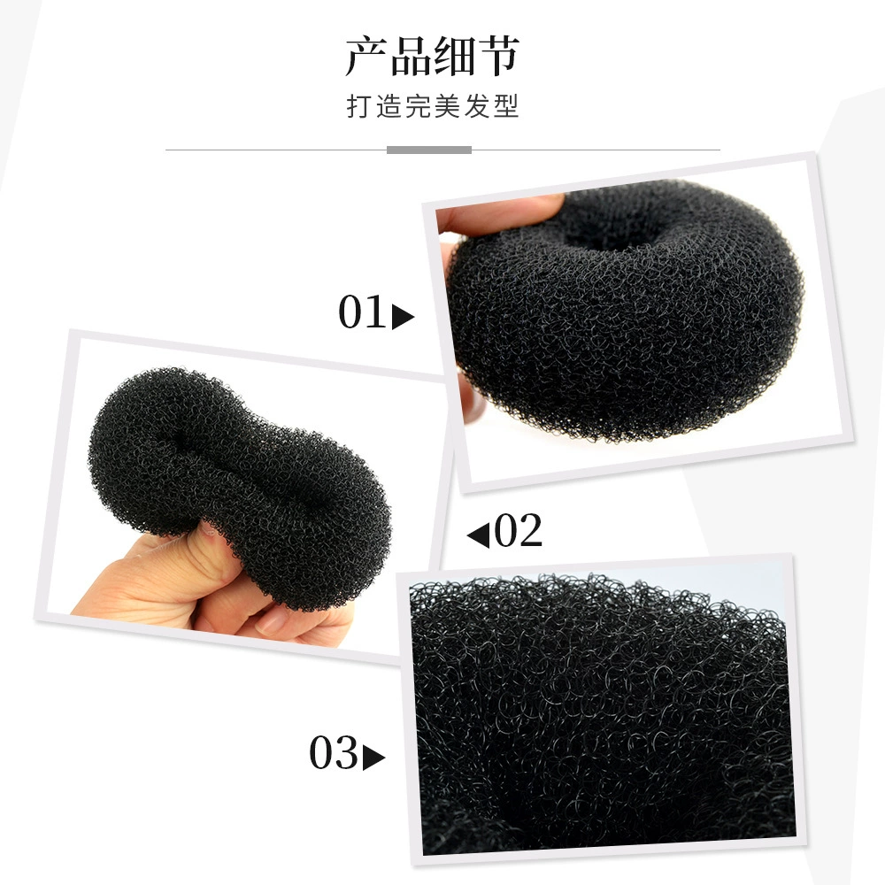 Hair donut Hobun, nylon hair ring 30 g — lightweight breathable styling accessory