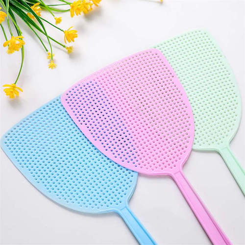 Colorful long handle large plastic fly swatter manual mosquito swatter mosquito swatter fly swatter mosquito swatter manufacturer