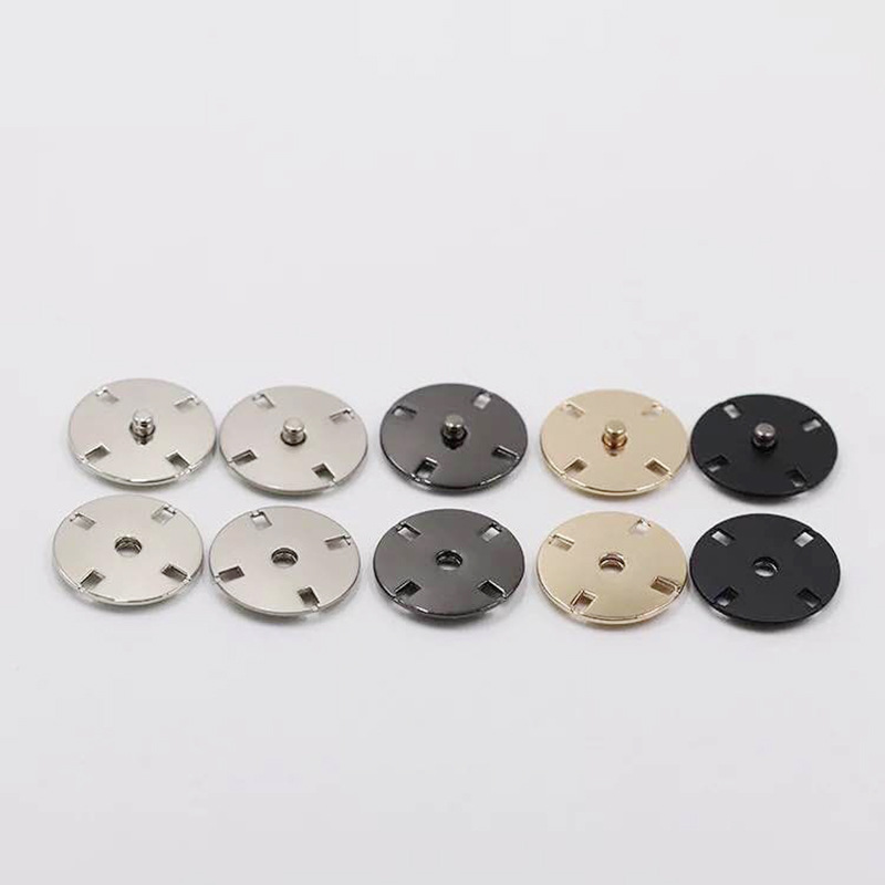 Factory direct alloy button snap button paint matte black button snap button high-grade high-quality buttons