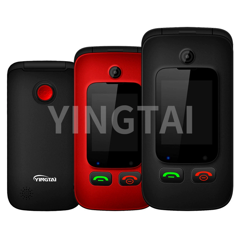 YINGTAI (поперечная торговля), складной мобильный телефон для пожилых, 4G, экран 2,4 дюйма