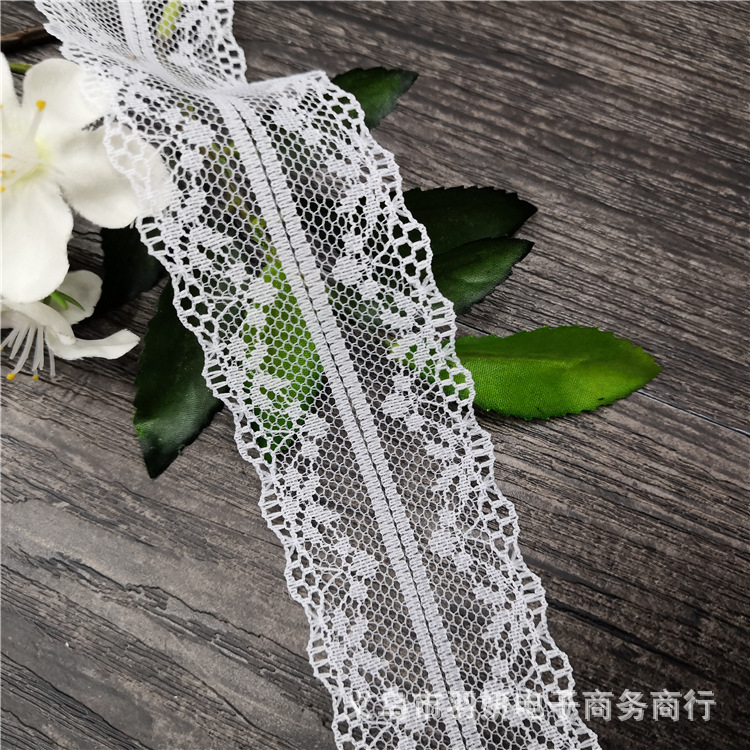 蕾丝无弹小花边 服装饰品工艺品DIY 婚纱4cm 17色现货批发