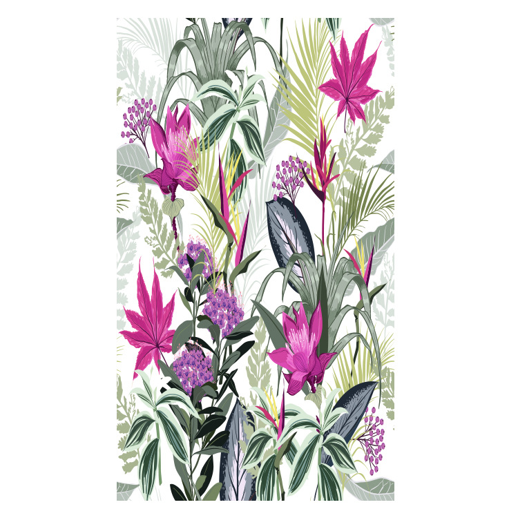 Toalla de baño al por mayor de transferencia térmica estilo europeo y americano Planta Fresca tendencia natación playa estera toalla adulto Toalla de playa de terciopelo de doble cara