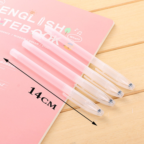 Transparent PP pen barrel ballpoint pen spare barrel water pen empty pen case accessories universal plastic pen barrel pen