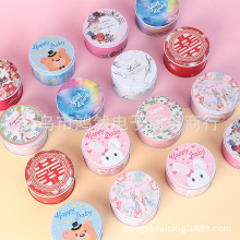 马口铁喜糖盒结婚喜糖礼盒糖果盒包装盒卡通婚礼铁盒婚庆用品批发