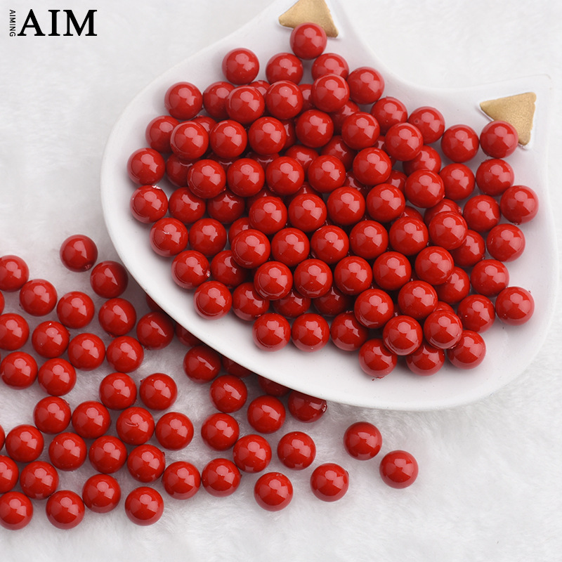 Coral red accessory pearl
