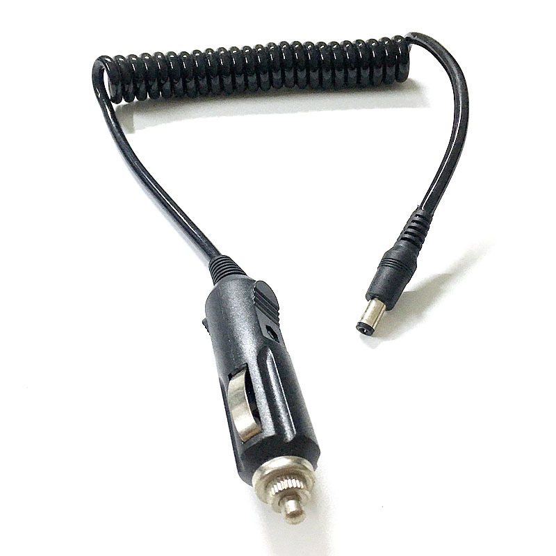点烟器电源线 车载点烟器弹簧线 行车记录仪充电线 5521dc电源线