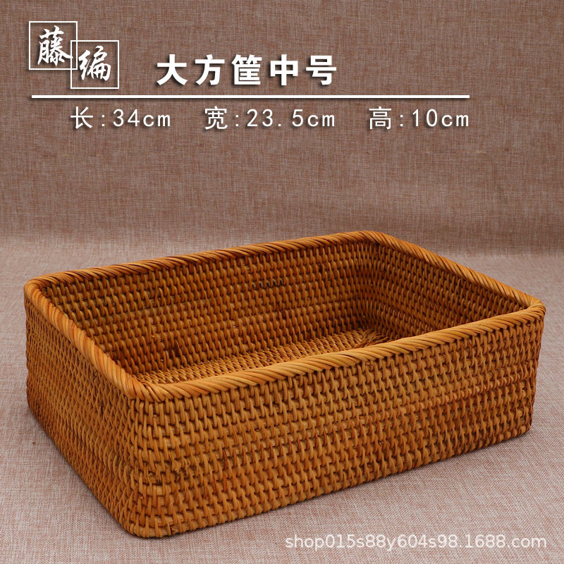 メーカー直売の小さい方のかごの大きい方のかごの大きい方のかごの3つのセットはかごの間食のデスクトップの収納箱を収納して枠を編んで物のかごを置きます。