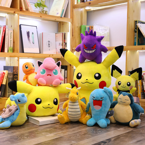 Pikachu Doll Plush Toy Doll Pokémon Squirtle Charmander Pillow Children's Birthday Gift Girl