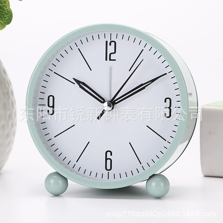 Оптовый производитель бестселлеров Amazon: металлические цветные будильники в креативном дизайне, часы для студентов, часы для гостиной и спальни.