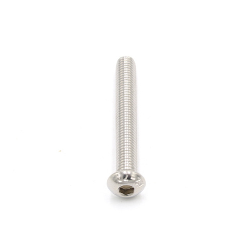 304 stainless steel pan head hexagonal machine screw/mushroom head/semi-round head hexagonal/ISO7380 M3-M6