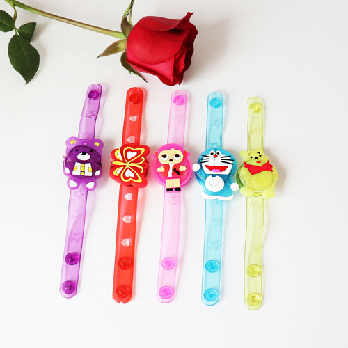 Flashy Bracelet, Illuminating Watch, Children's Cartoon Wrist Strap Creative Night Market Stall Toys Hot Selling Wholesale Supply