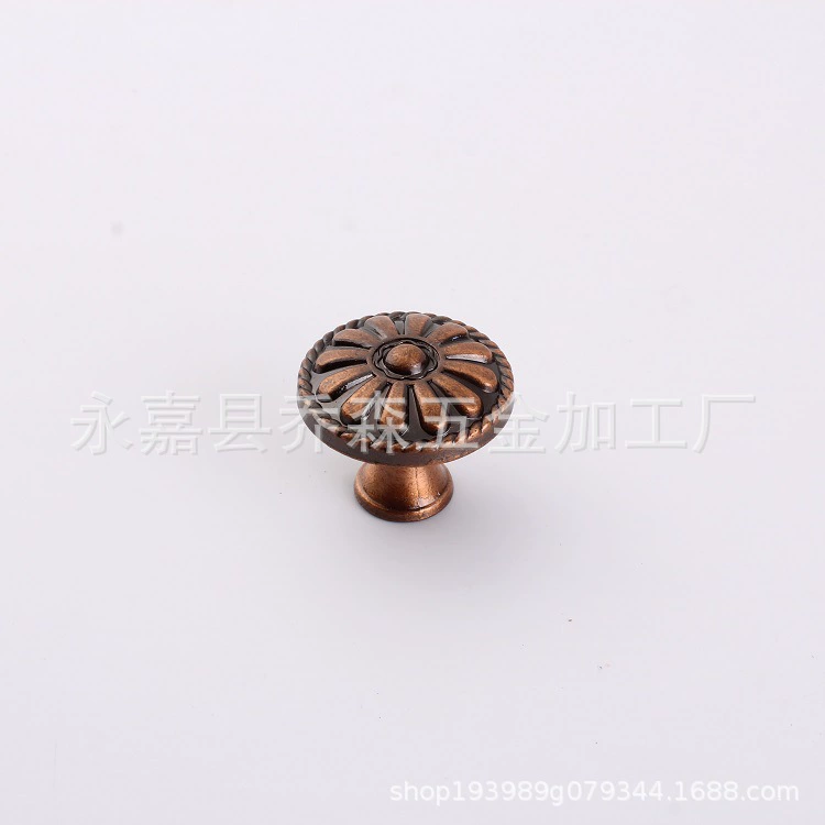 包邮厂家铝合金单孔拉手纽扣拉手抽屉橱柜衣柜家具五金配件门把手