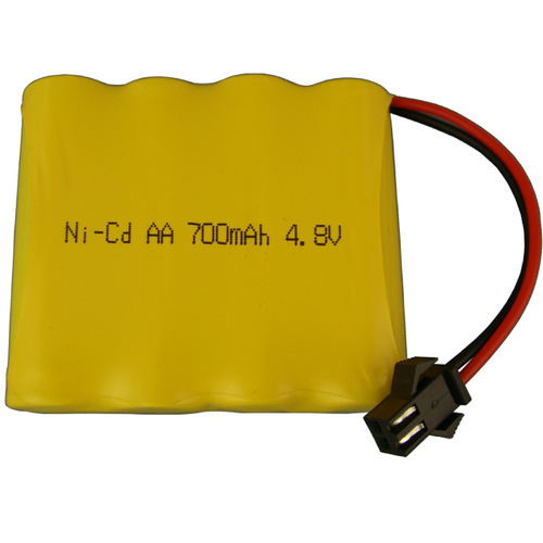 4.8V 700mAH AA No.5 Remote Control Toy Car Body Battery SM Black Plug Nickel Cadmium Rechargeable Battery Pack 