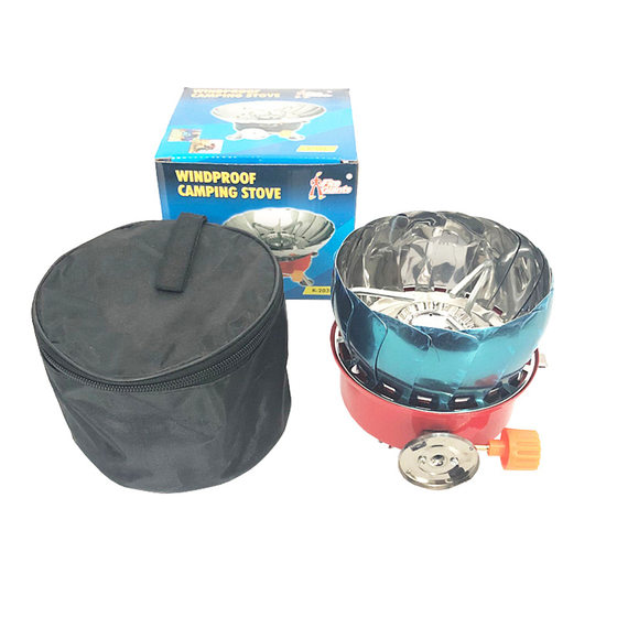 Outdoor windproof Lotus stove camping picnic stove outdoor foldable gas stove portable electric fire stove