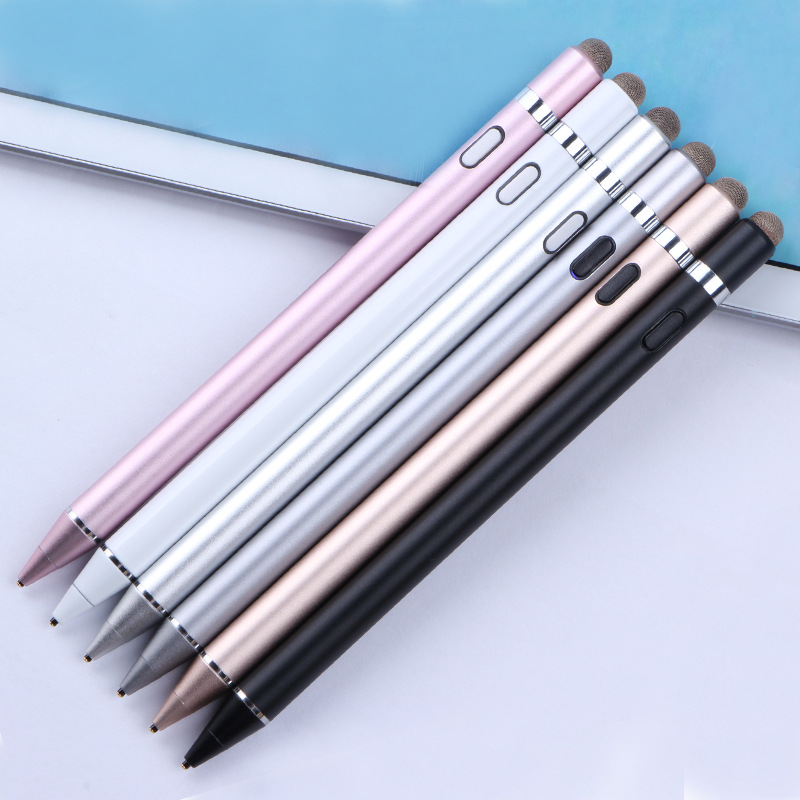 新升级可换笔尖主动式电容笔通用型触控手写笔可吸附安卓平板批发