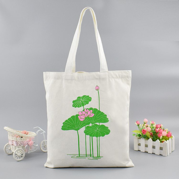 现货供应印刷购物袋 广告手提帆布袋 彩色简约全棉布袋定 做批发