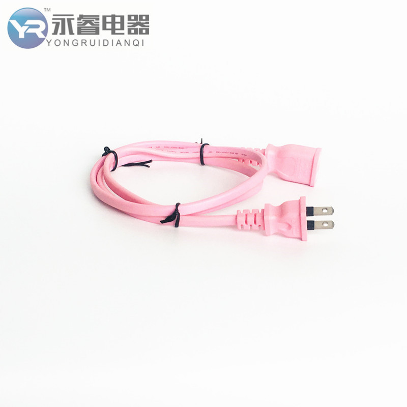 永睿生产日本插头 日标插头线 VCTFK2X1.25平方电线 日本电源线