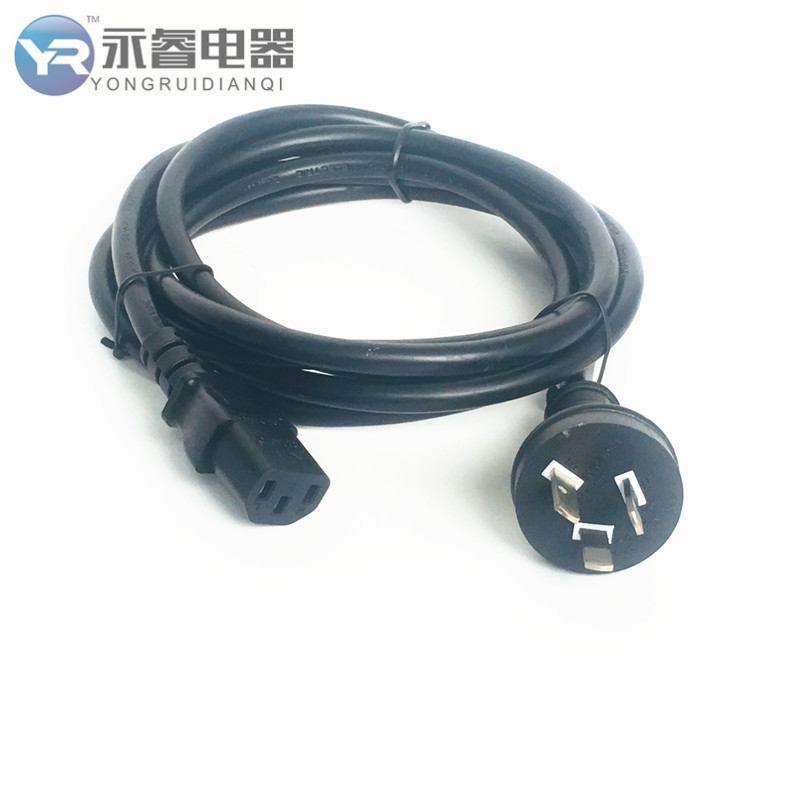 永睿生产电线 澳大利亚三插电源线 澳大利亚标准插头电源线 10A