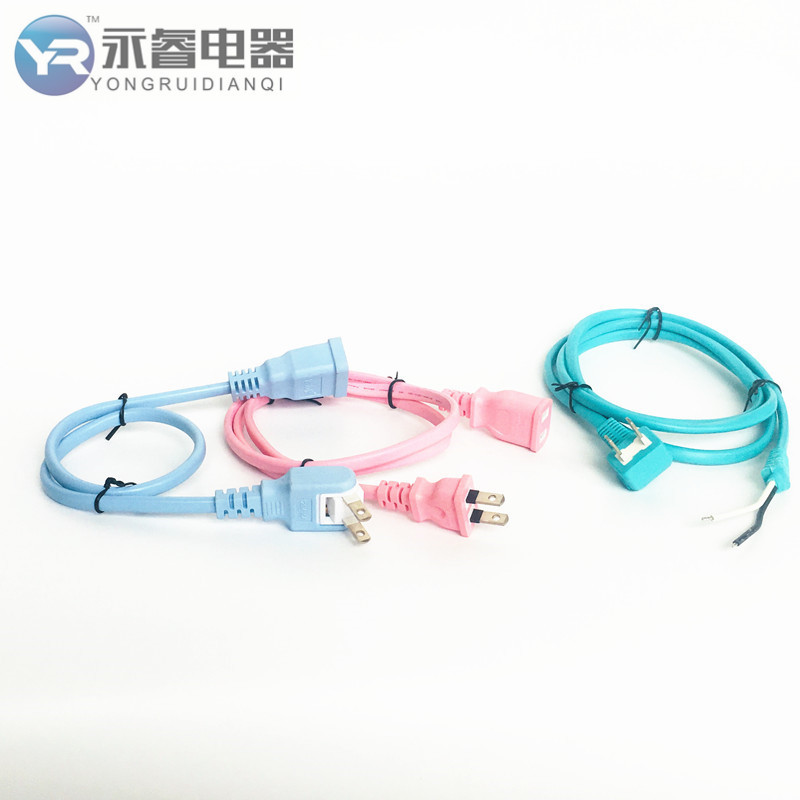 永睿生产插头电线 日本电源线插座 日规电源插座 日本插头延长线