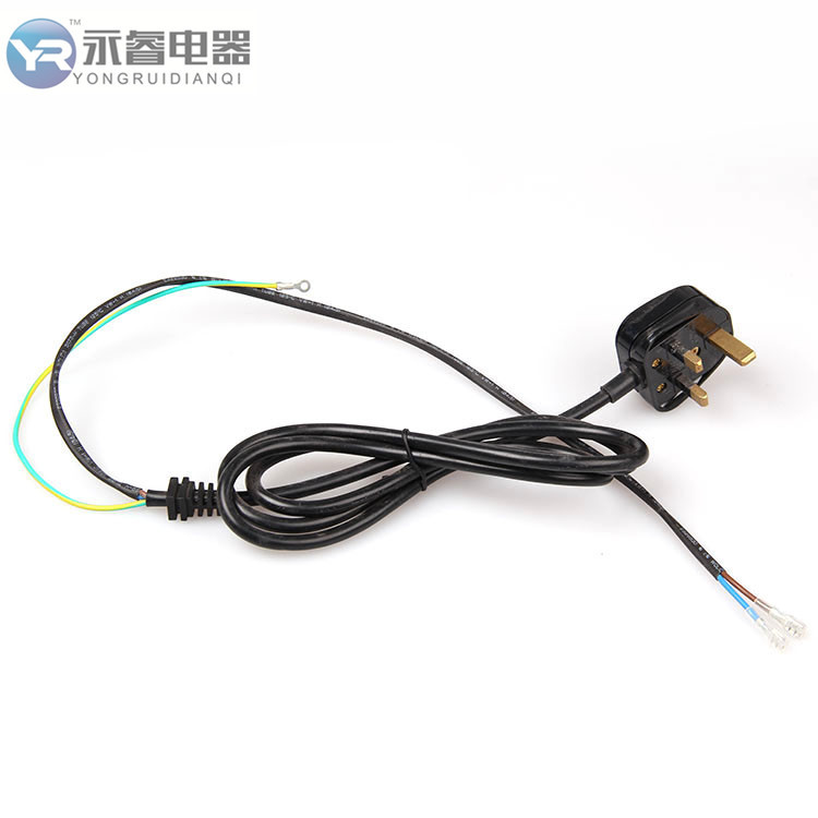 永睿生产电源线 英国插头线 英标插头电源线 大英规插 品字尾插座