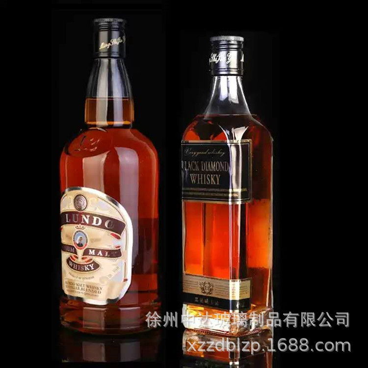 现货高档红酒瓶700ml保健酒透明玻璃洋酒果酒冰酒可定logo空瓶