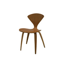 设计师椅子小蛮腰弯板曲木椅 多层木皮粘合压弯板椅dining chair