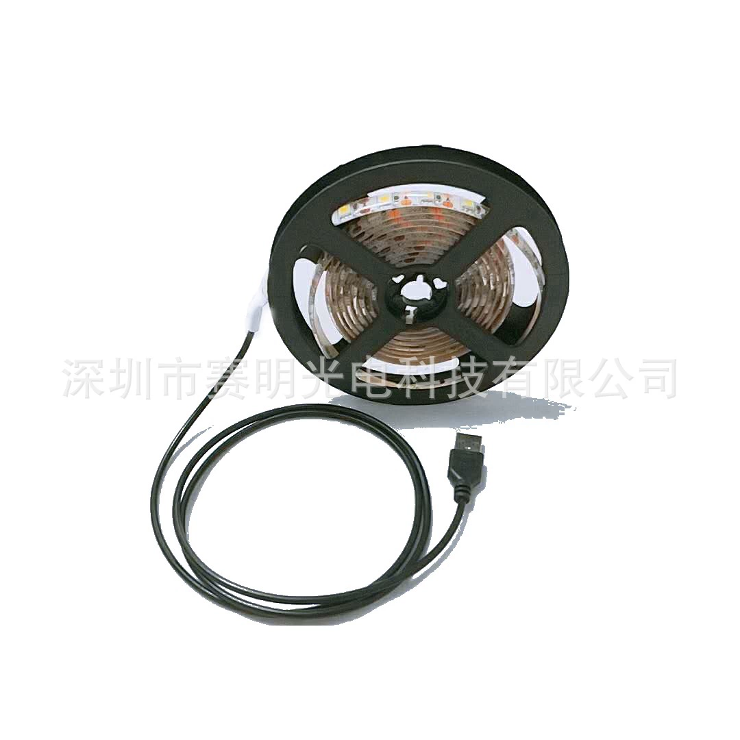 USB 5V световой лентой, 1 м, 30×5050 светодиодов, варианты монохромный или RGB