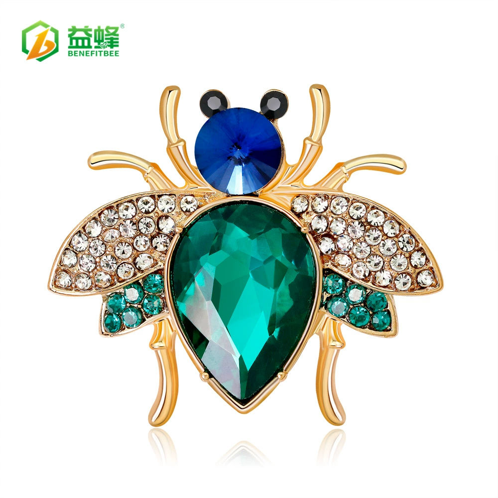 Европейская и американская мода брошь в виде животного личность пчелиный сплав Полный Алмазный стеклянный корсаж женский Шмель ошейник булавка