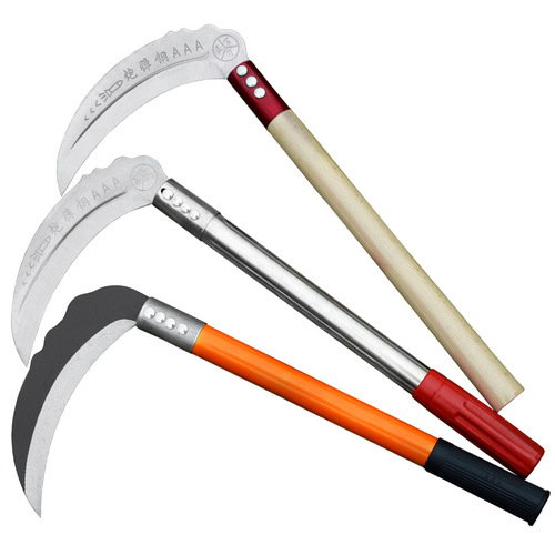 Agricultural sickle, outdoor harvesting knife, weeding tool, household lawn mower, corn harvesting special small sickle manufacturer