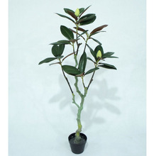 厂直销盆栽批发高仿假树玉兰树装饰盆景摆件酒店园艺商场落地绿植