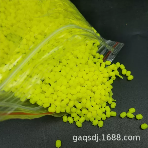 Silicone anti-collision beans V blocking space beans a Bo water sea fishing accessories eight-ring cotton thread knot half block large beans