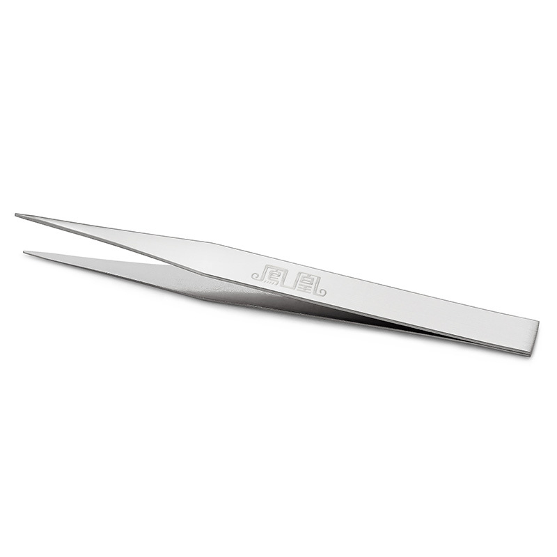 凤凰加厚直头弯头纺织缝纫配套加厚15cm长镊子不锈钢工具夹子