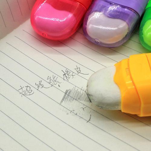 708 Creative Cartoon Student Stationery Pencil Sharpener Eraser Combination Set Dual-Purpose Pencil Sharpener Gift Wholesale
