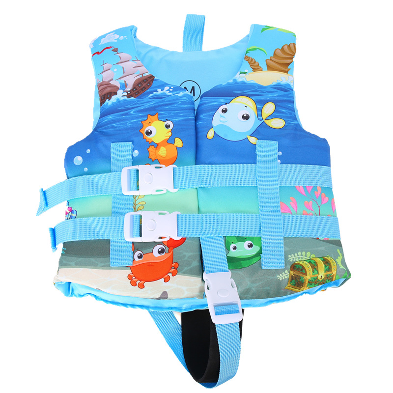 Baby Children's Swimming Auxiliary Vest Foam Buoyancy Swimsuit Cartoon Life Jacket Baby's Floating Jacket