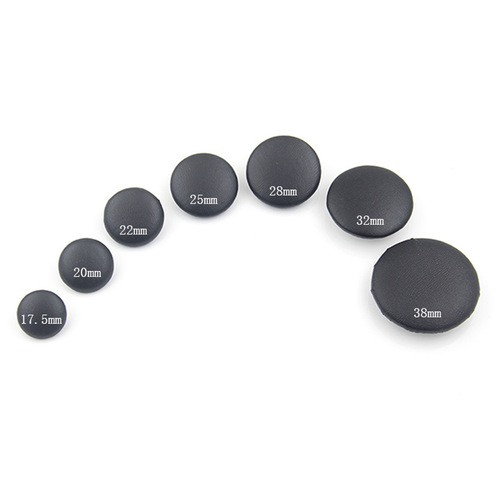 High-end leather dark eye bag buttons, sofa soft bag buttons, high-end leather casual windbreaker buttons
