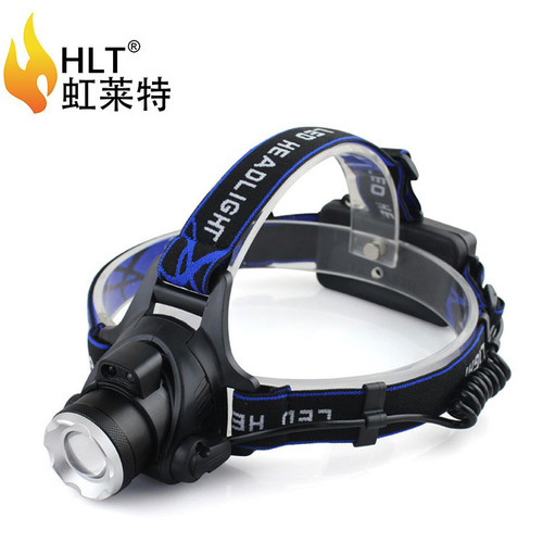 LED strong light t6 headlight super bright telescopic night fishing induction charging bicycle outdoor USB charging home headlight