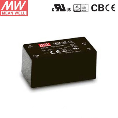 明纬IRM-20-12 20w单组输出密封型电源