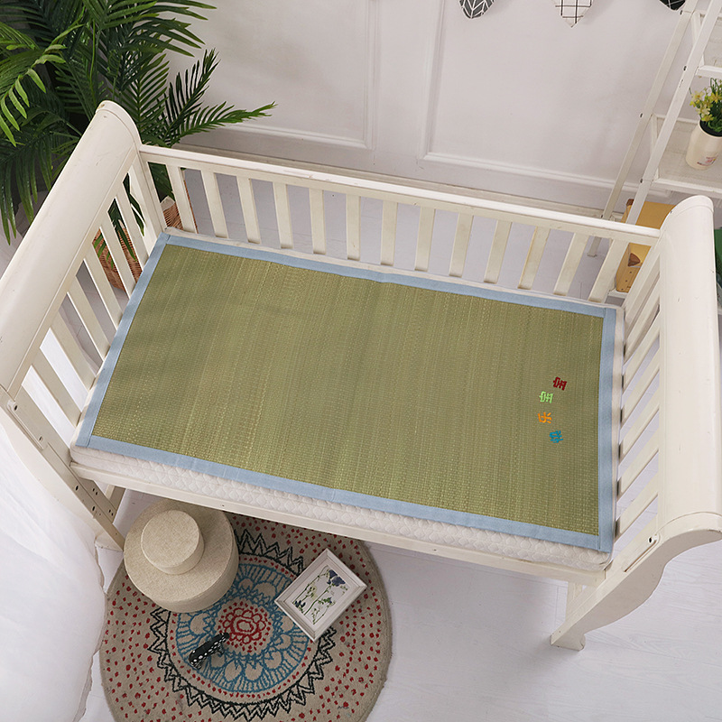 Baby Bed Mat Children's Kindergarten Universal Baby Linen Straw Mat Cushion Cushion Nap Mat Four Seasons Summer