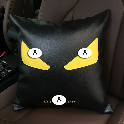 Four Seasons Universal Leather Waist Headrest - leather-monster-pillow