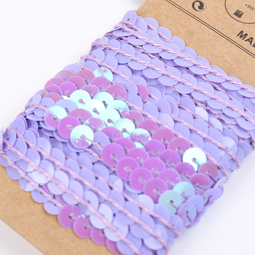 New Hot Selling DIY Glitter Ribbon Fabric for Stage Clothing Glitter Edge Accessory