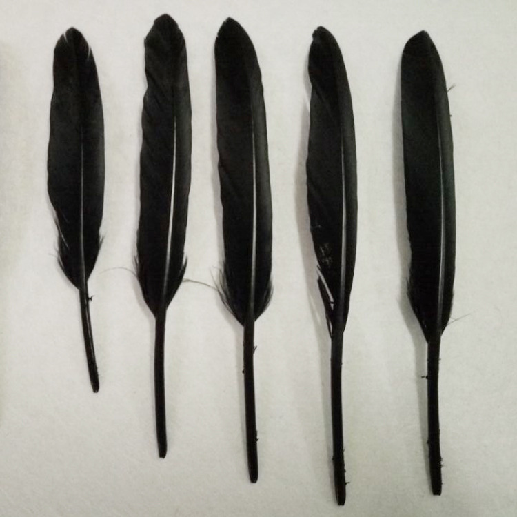 Fábrica directa de cuchillo recto de pluma de ganso prenda accesorios artesanía pluma de ganso decoración suministro spot