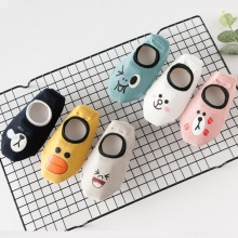 卡通精灵 硅胶隐形船袜卡通儿童袜宝宝袜韩版硅胶隐形地板袜