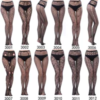 Кружевные колготки сетка EUROPEAN стиль с узорами/татуировками, assorted мотивы (коды 3001–3048), легкий