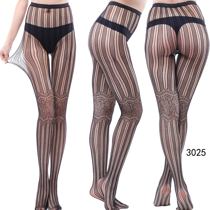 Ретро кружевные сетчатые колготки, модные sexy полупрозрачные колготки, один размер (155–170 см)